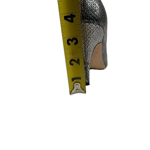 Jean-Michel Cazabat Metallic Leather Pumps Heels EU 38.5 - Picture 8 of 11